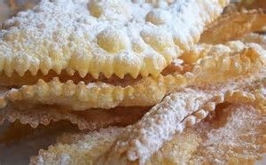 La bugia dei galani al forno